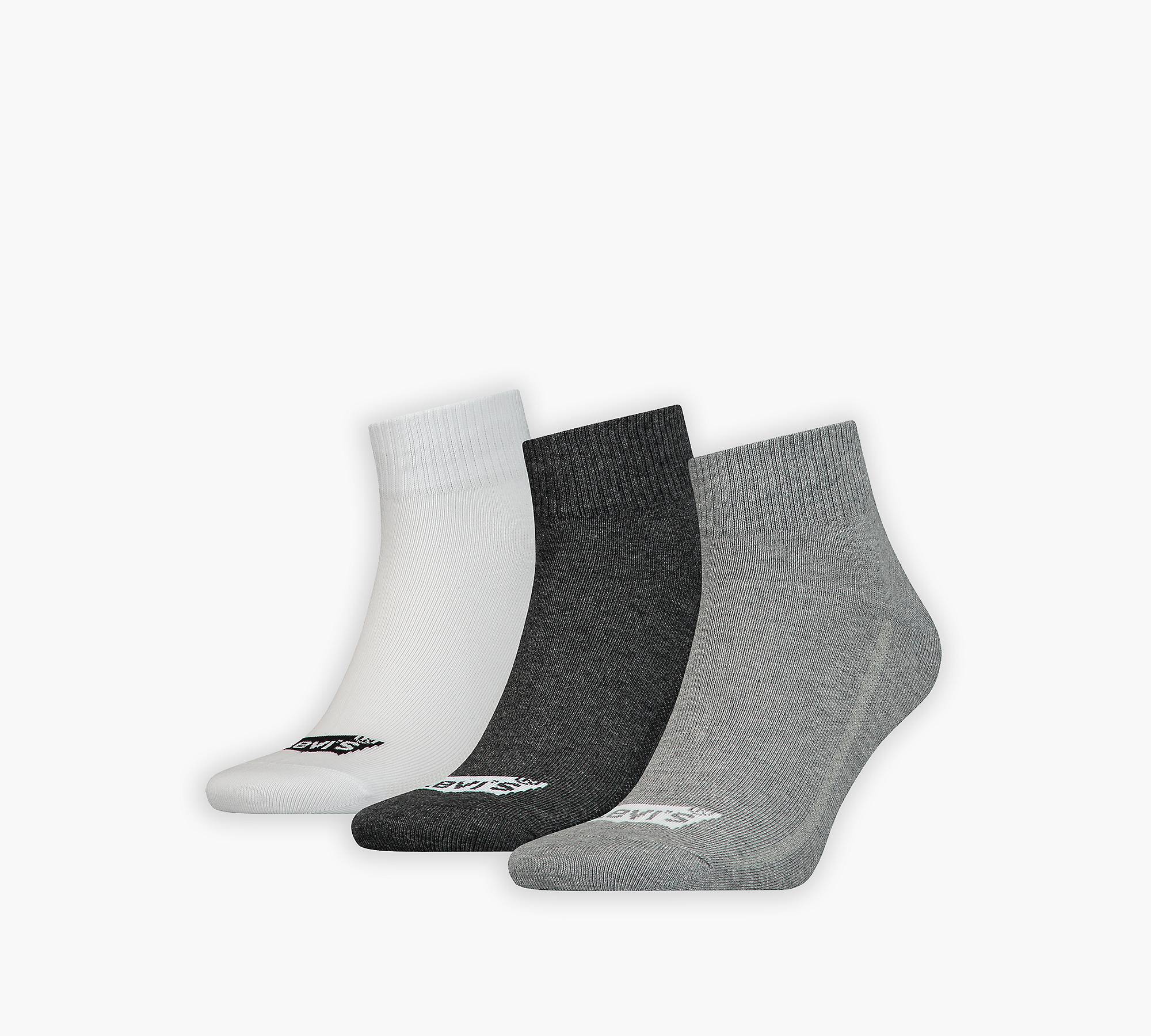 Levi's® Batwing-logo Halfhoge Sokken van gerecycled katoen - 3 paar 1