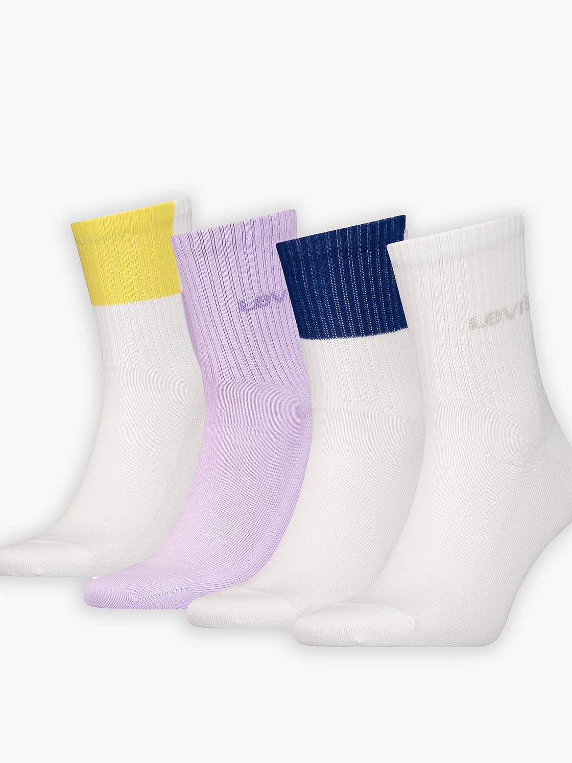 Levi's® Giftbox Short Cut Color Block Socks- 4 pack 1