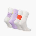 Levi's® Giftbox Short Cut Color Block Socks- 4 pack 2