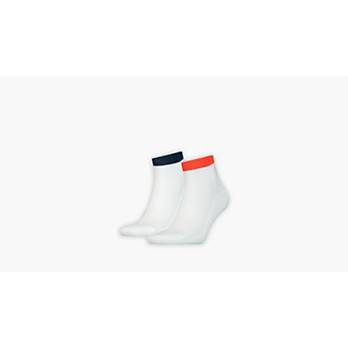 Levi's® halbhohe Socken mit Logo hinten – 2er-Pack 1
