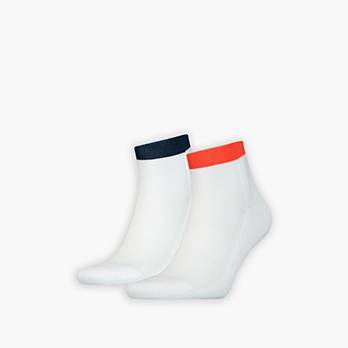 Levi's® Mid Cut Backside Logo Socks - 2 pack 1
