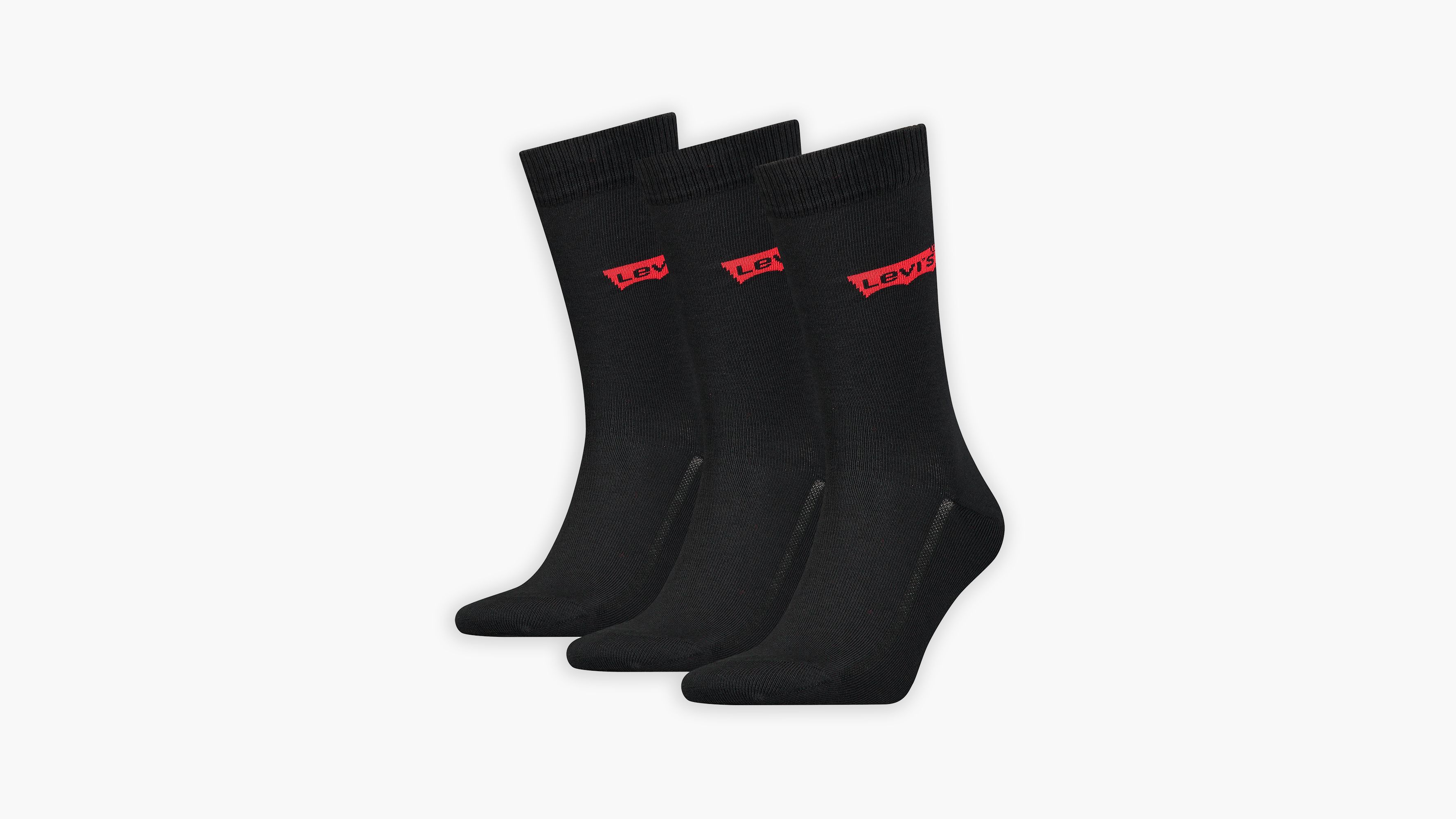 Levi's® Regular Cut Batwing Logo Recycled Cotton Socks - 3 pack 1