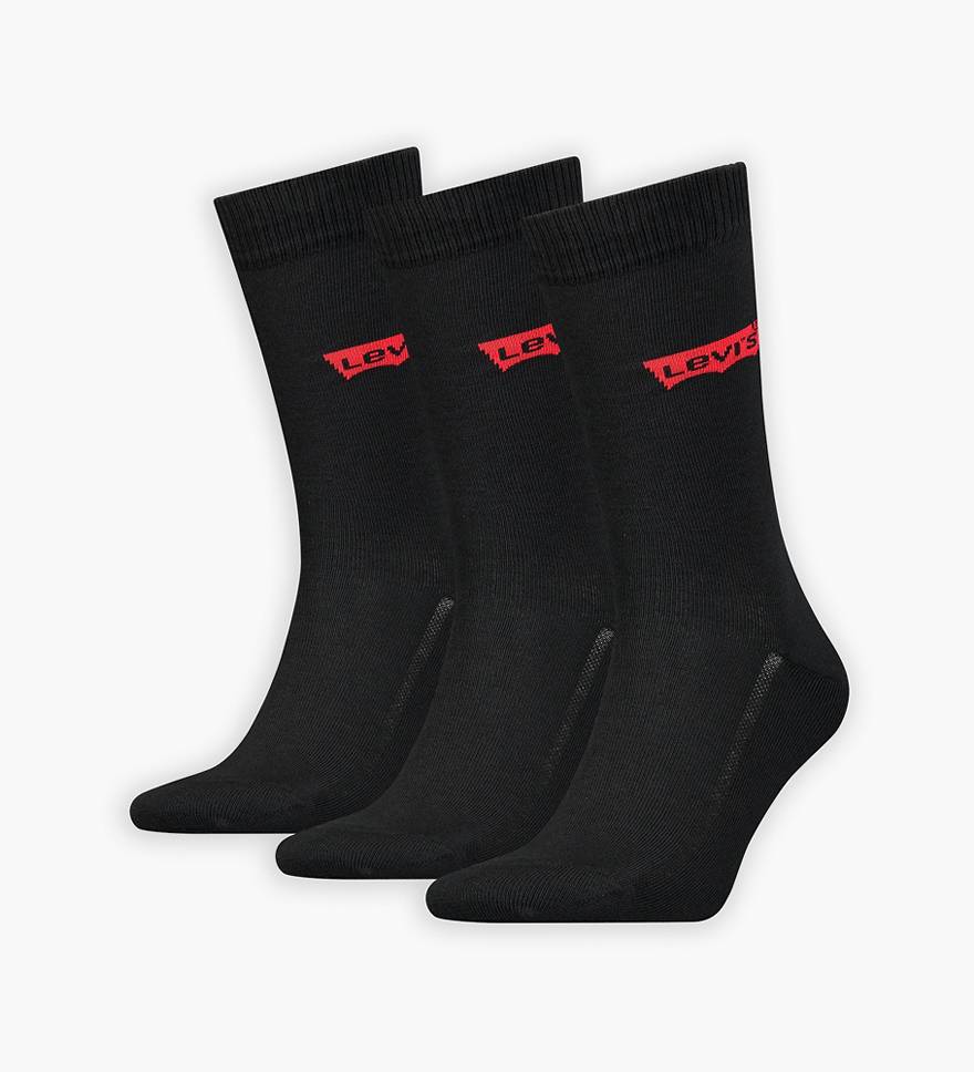 Levi's® normal geschnittene Socken mit Batwing Logo aus recycelter Baumwolle – 3er-Pack 1