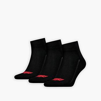 Levi's® Mid Cut Batwing Logo Recycled Cotton Socks - 3 pack 1
