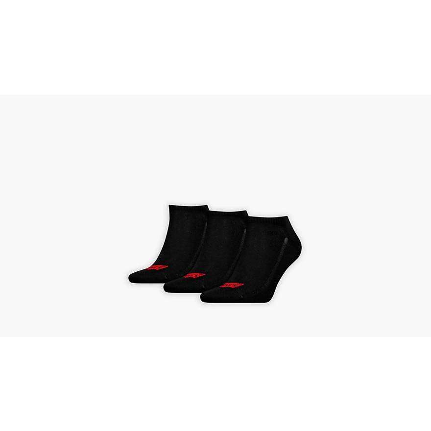 Levi's® Batwing-logo Lage Sokken van gerecycled katoen - 3 paar 1
