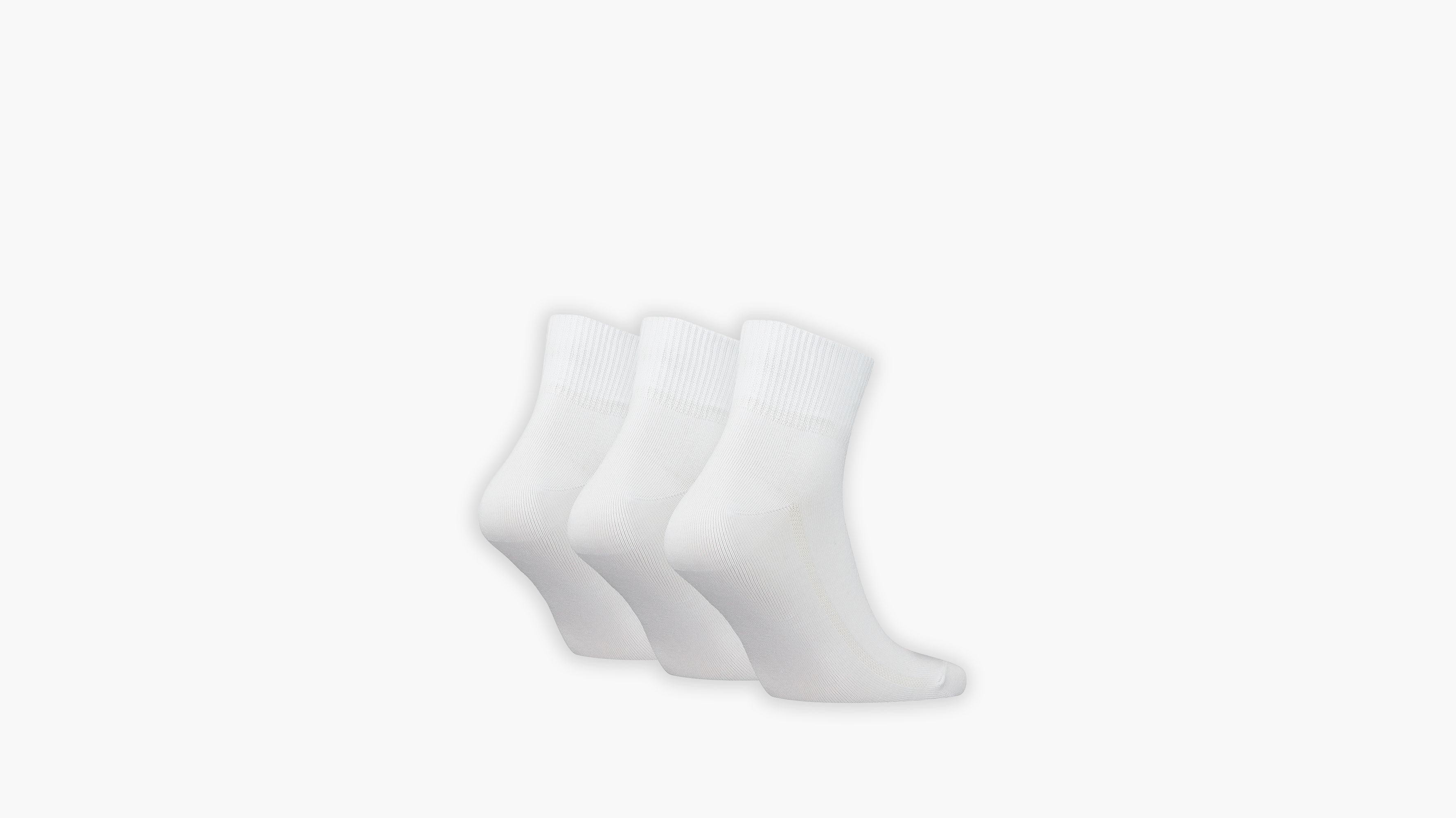 Levi's® Mid Cut Batwing Logo Recycled Cotton Socks - 3 pack 2