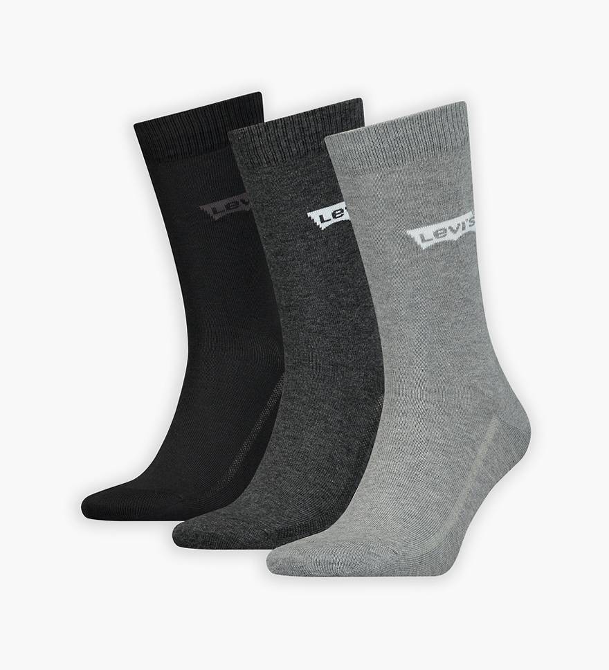 Levi's® normal geschnittene Socken mit Batwing Logo aus recycelter Baumwolle – 3er-Pack 1