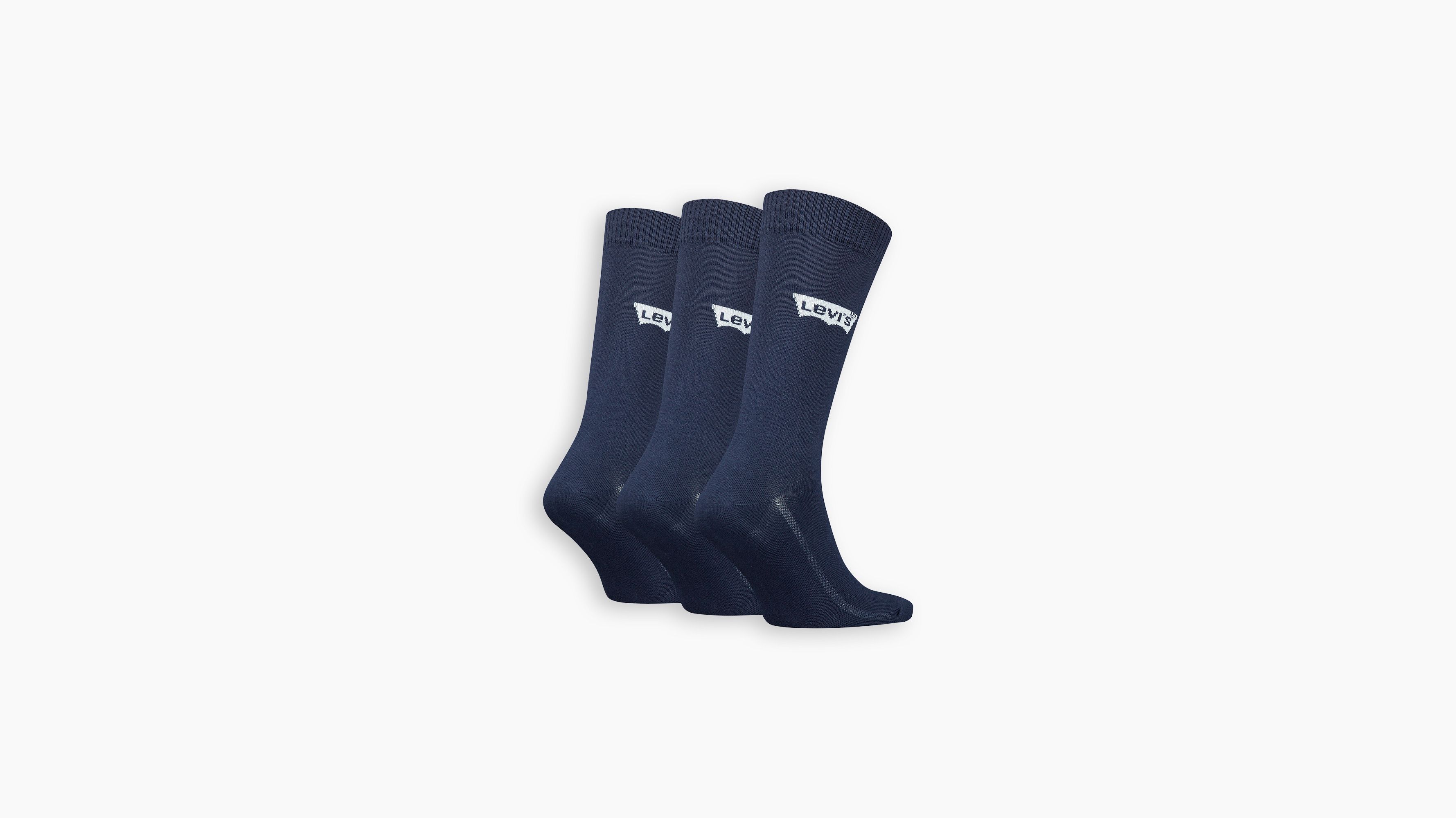 Levi’s® Regular Cut Batwing Logo Socks - 3 Pack 2