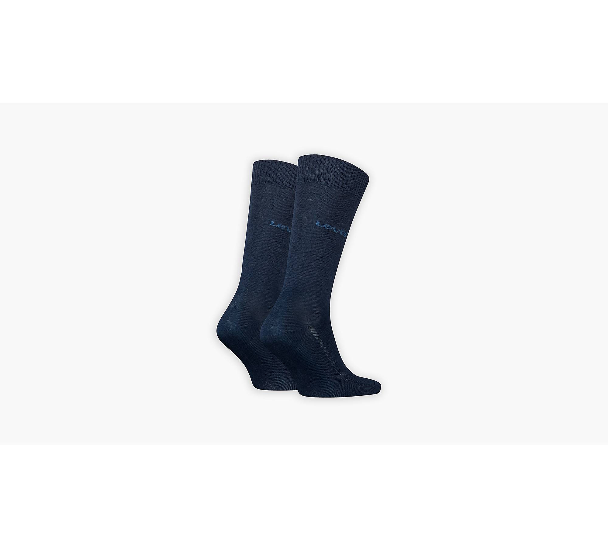 Levi\'s® Regular Cut Tencel Organic Cotton Socks - 2 Pack - Blue | Levi\'s® AT