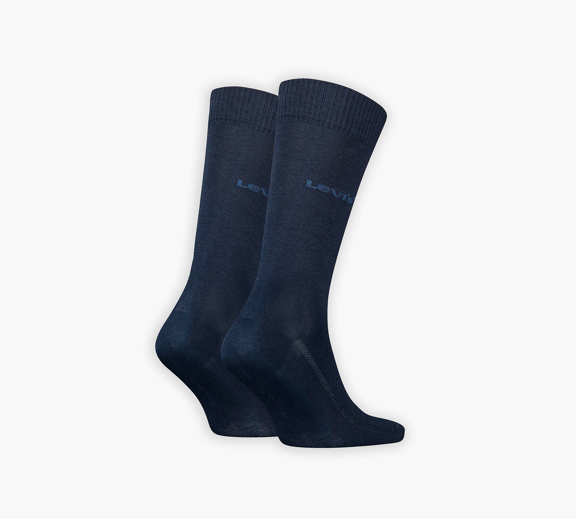 Levi's® Regular Cut Tencel Organic Cotton Socks - 2 Pack - Blue | Levi ...