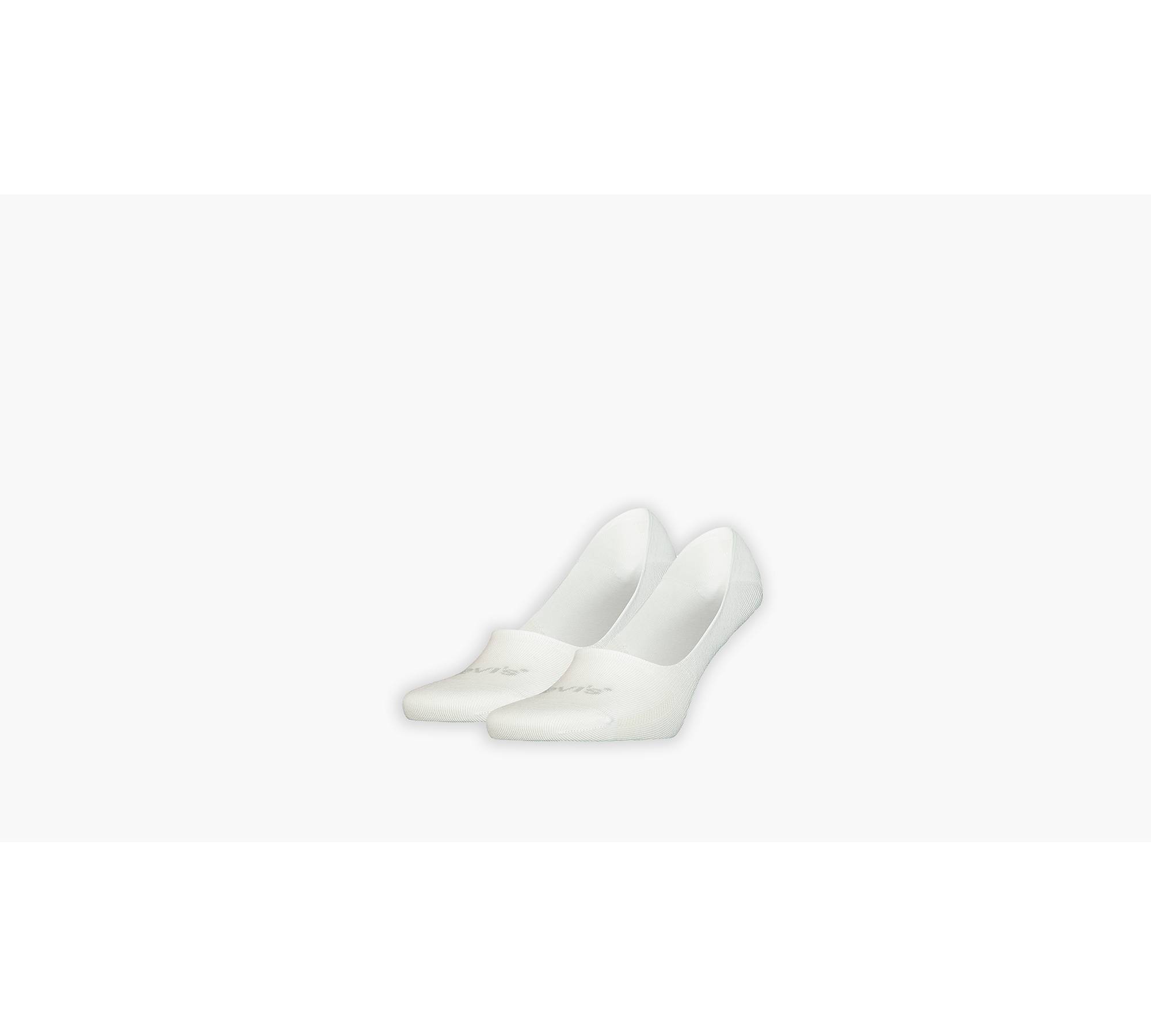 Levi's® Low Rise Tencel Organic Cotton Socks - 2 Pack - White | Levi's® GB
