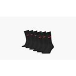 Levi's® normal geschnittene Socken mit Batwing Logo – 6er-Pack 1