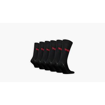 Levi's® Regular Cut Batwing Logo Socks - 6 pack 2