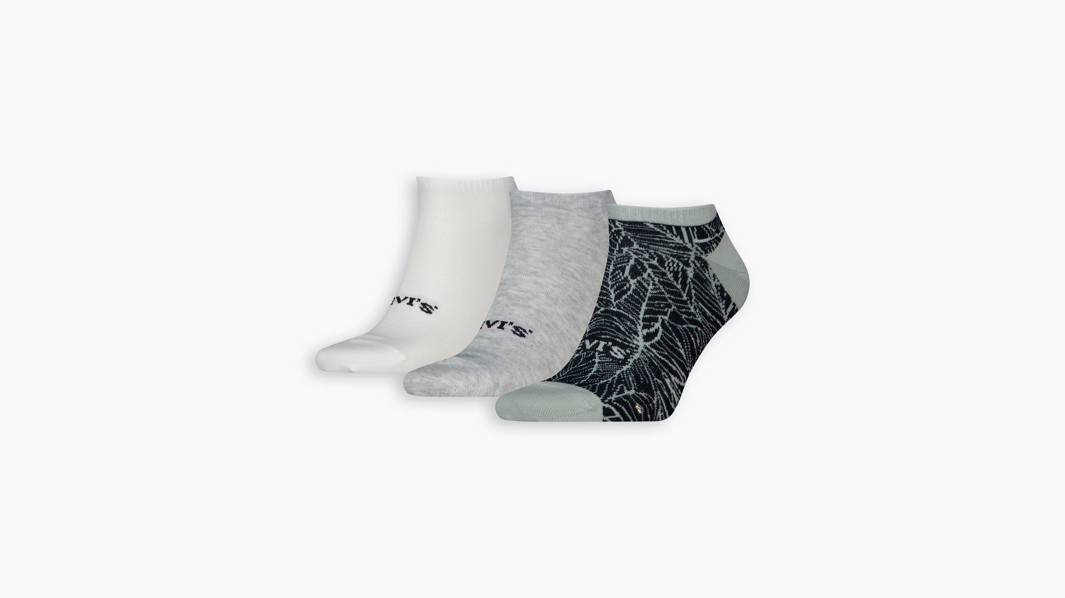 Levi's® Leaf Stencil Lage Sokken - Set van&nbsp;3 1