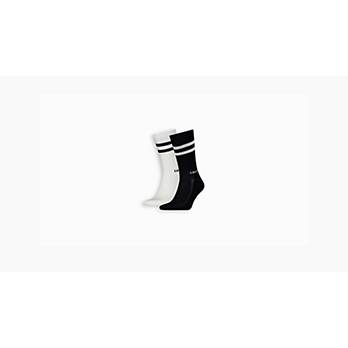 Levi's® Regular Cut Sport Stripe Socks - 2 Pack 1