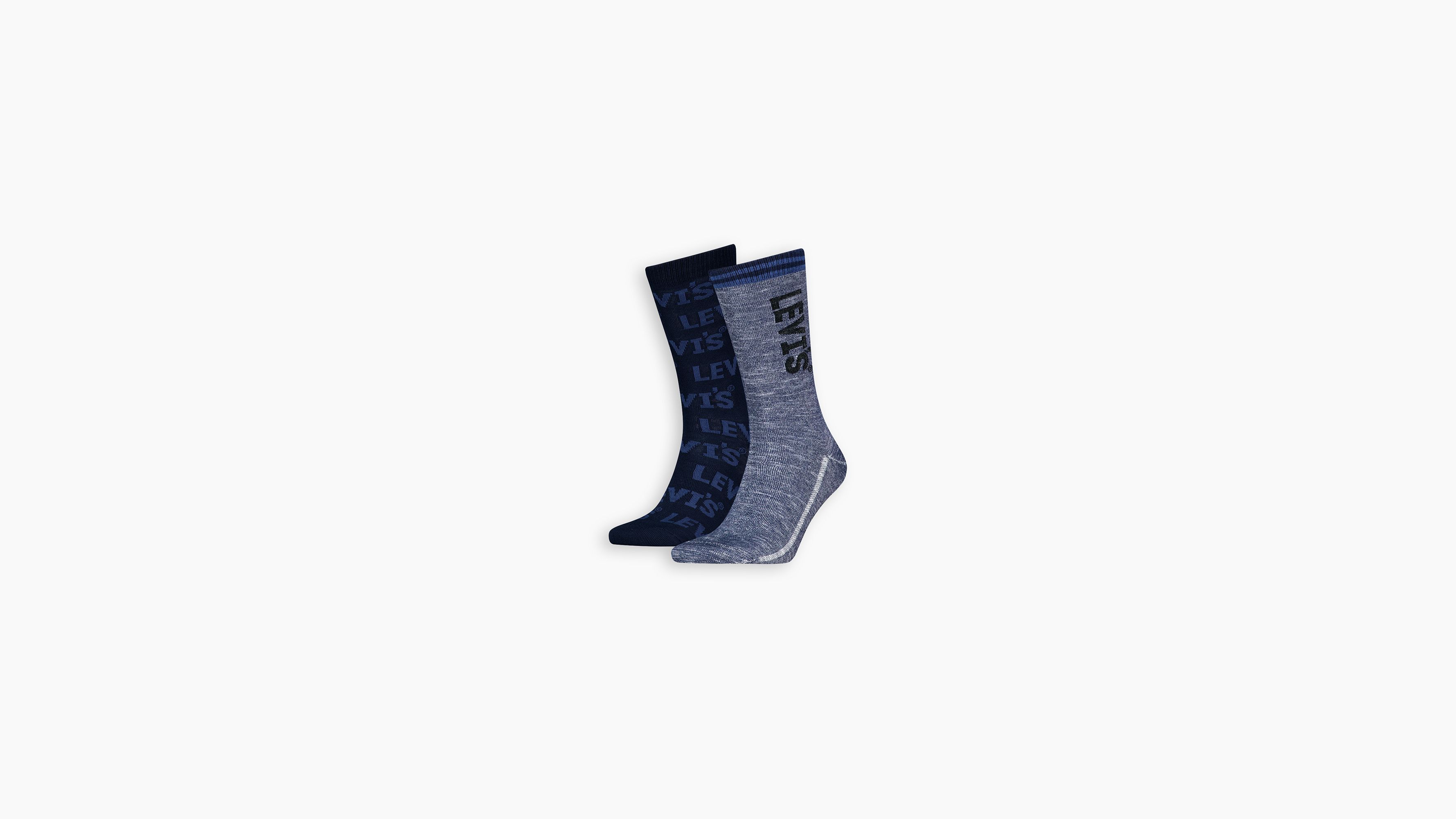 Levi's® Regular Cut Sun Faded Logo Socken – 2er-Pack 1
