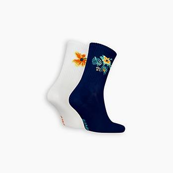 Levi's® Kurze Socken mit Blumenmotiv – 2er-Pack 2