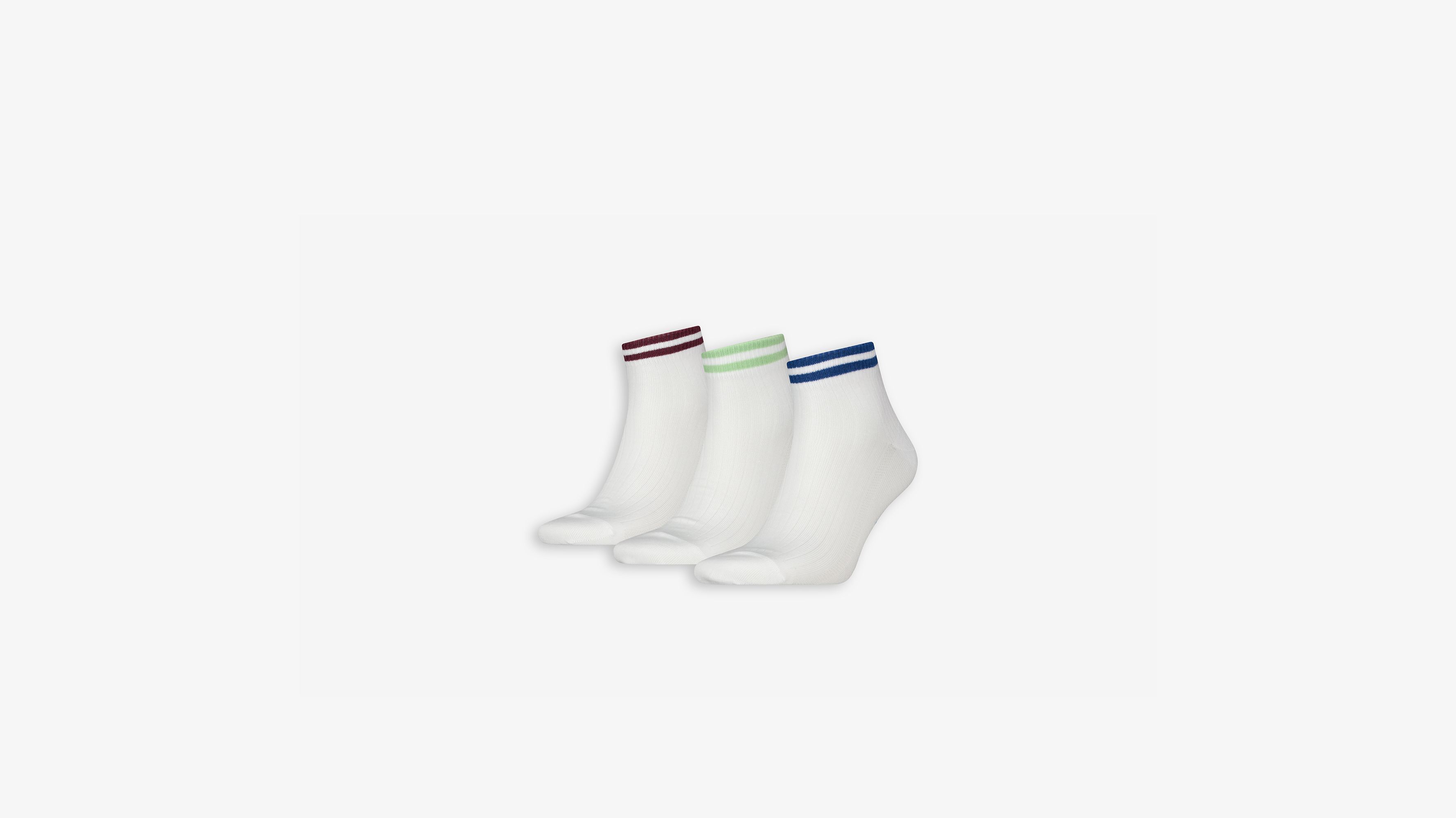 Levi's® Striped Rib mittelhohe Socken – 3er-Pack 1