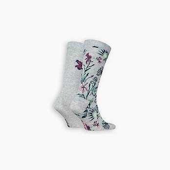 Levi's® Regular Cut Flower Socks - 2 Pack 2
