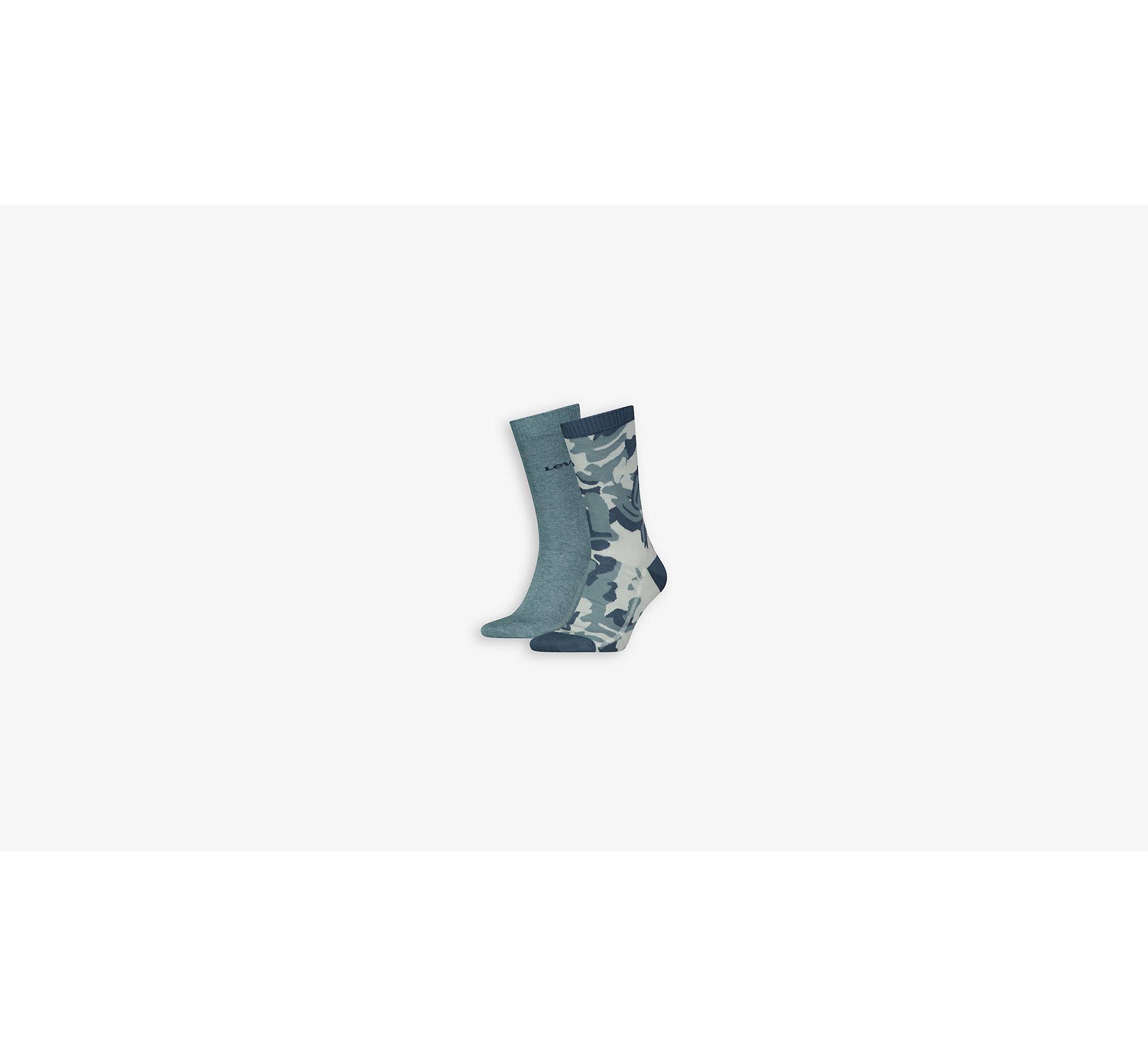 Levi's® Regular Cut Camo Socks - 2 Pack 1