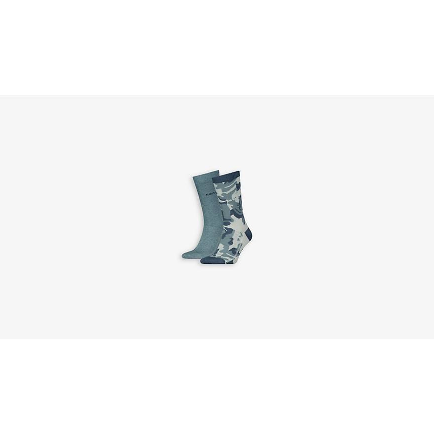 Levi's® Regular Cut Camo Socken – 2er-Pack 1
