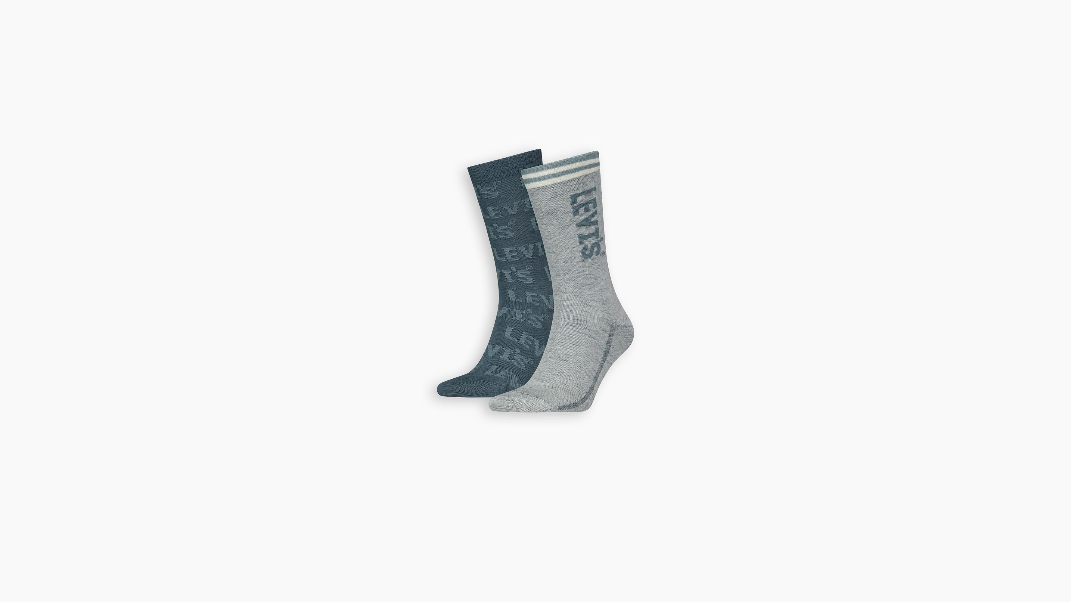 Levi's® Regular Cut Sun Faded Logo Socken – 2er-Pack 1