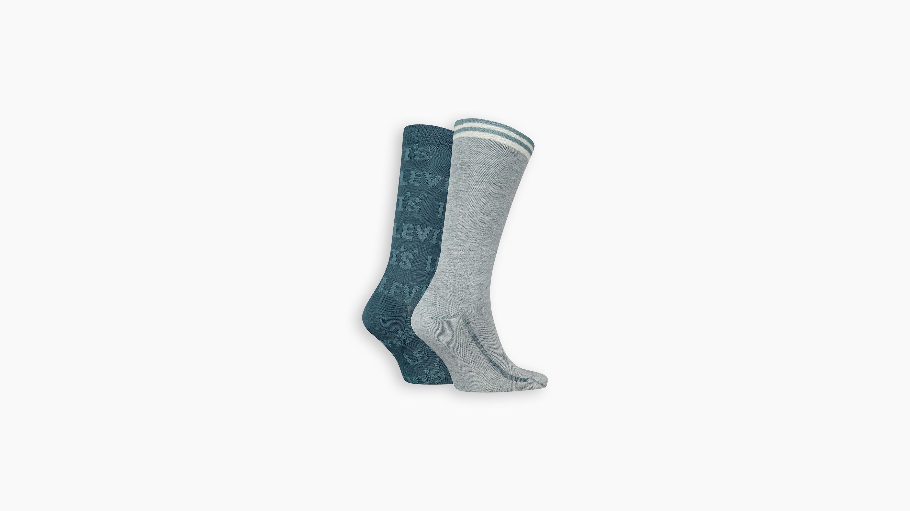 Levi's® Regular Cut Sun Faded Logo Socken – 2er-Pack 2