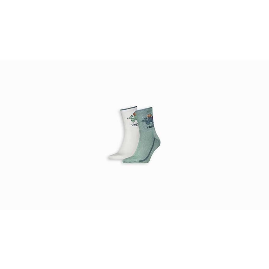 Levi's® kurze Socken mit Kaktusmotiv – 2er-Pack 1