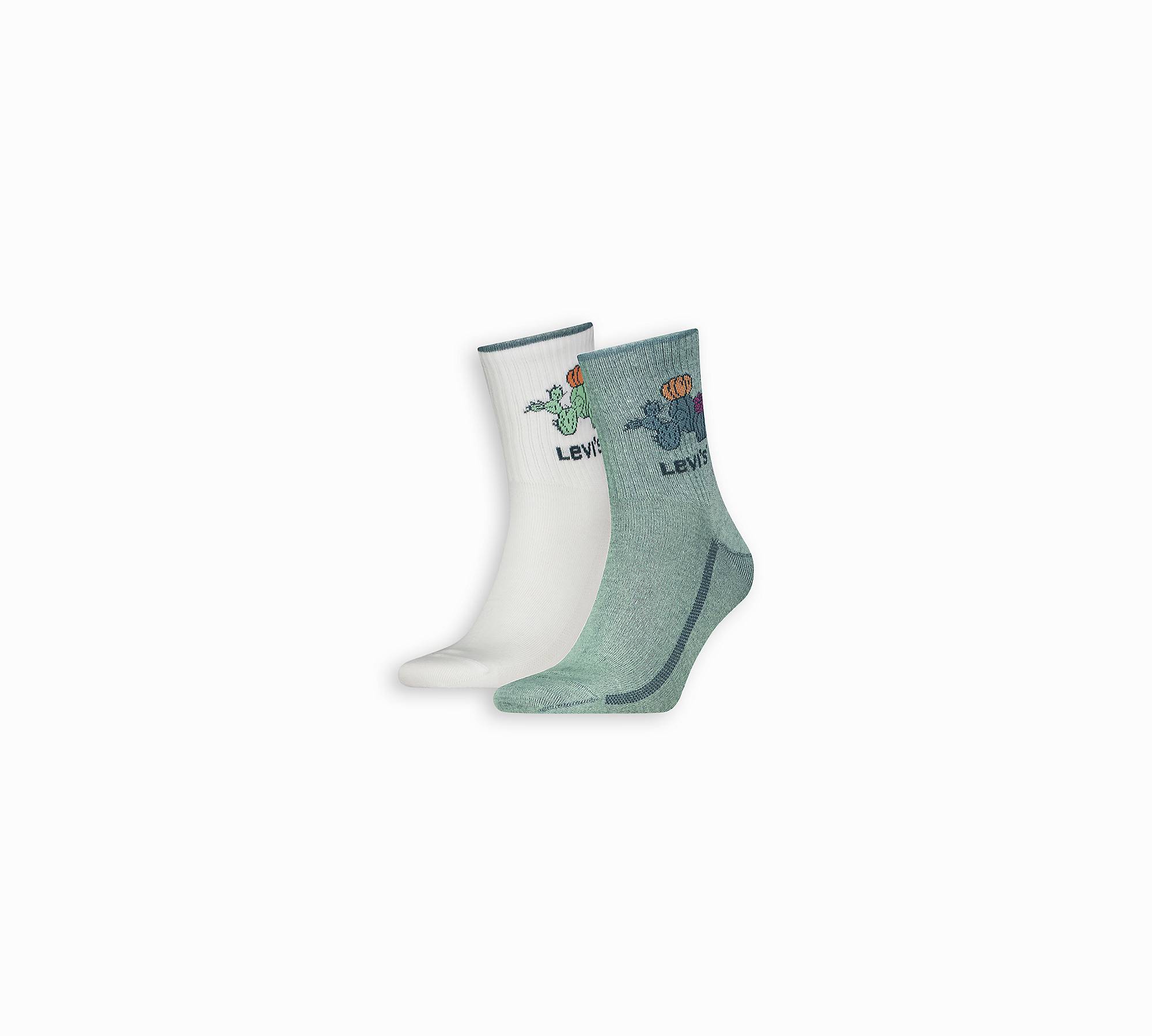 Levi's® Short Cut Placed Cactus Socks - 2 Pack 1