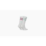 Levi's® Regular Cut Sport Stripe Socks - 2 Pack 2
