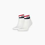 Levi's® Mid Cut Sport Stripe Socks - 2 Pack 1