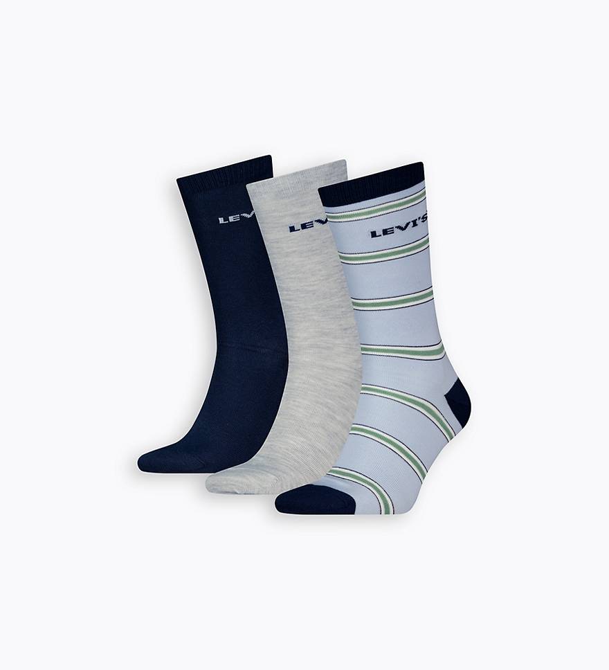 Levi's® Regular Cut Off Trail gestreifte Socken – 3er-Pack 1