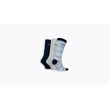 Levi's® Regular Cut Off Trail Stripe Socks - 3 Pack 2