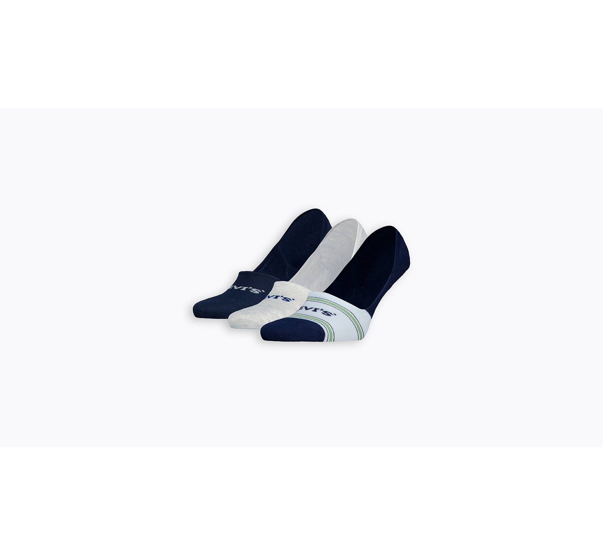 Levi's® randiga sockar med låg ankel – 3-pack 1