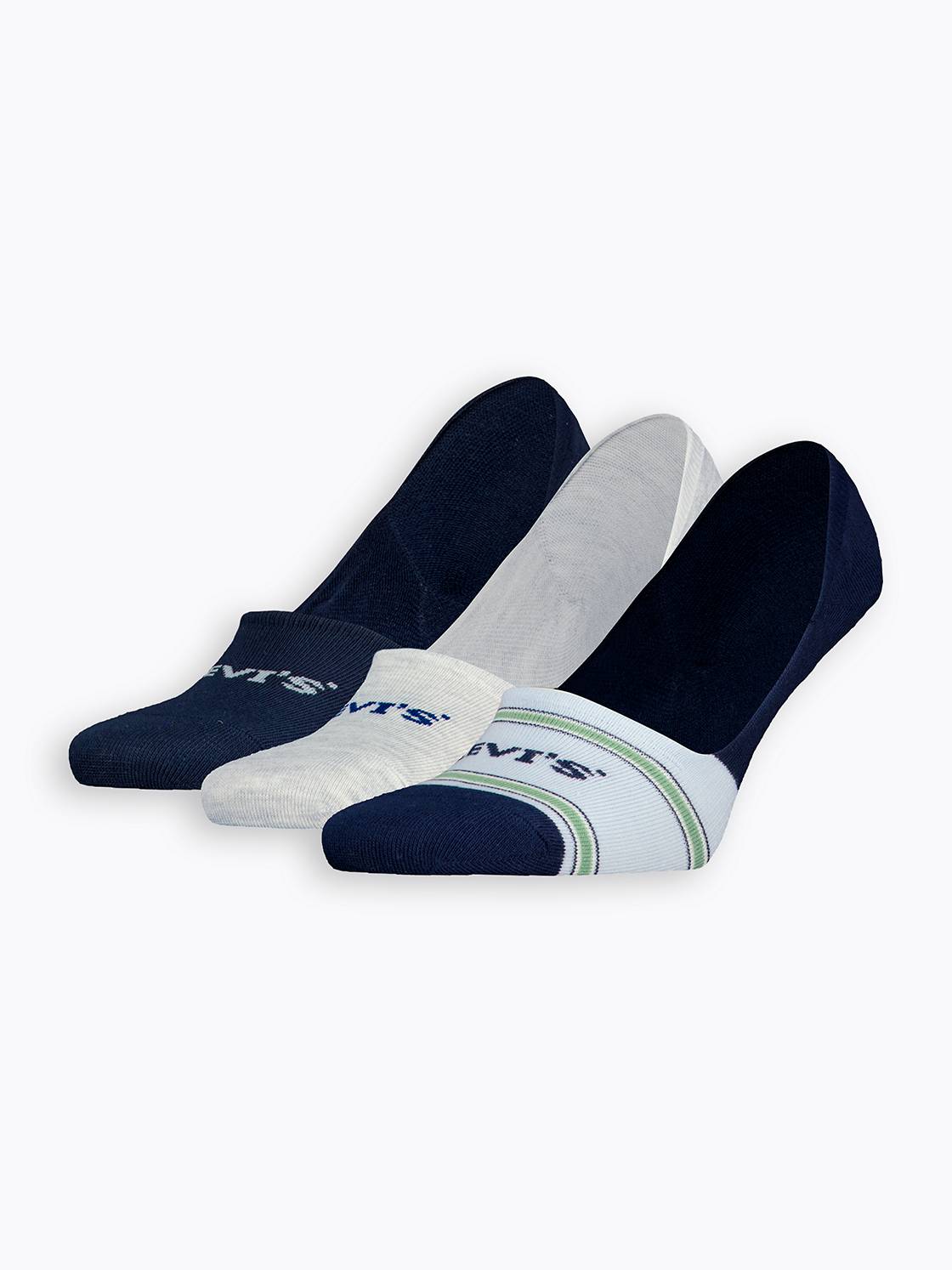 Levi's® Low Rise Off Trail Stripe Socks - 3 Pack 1