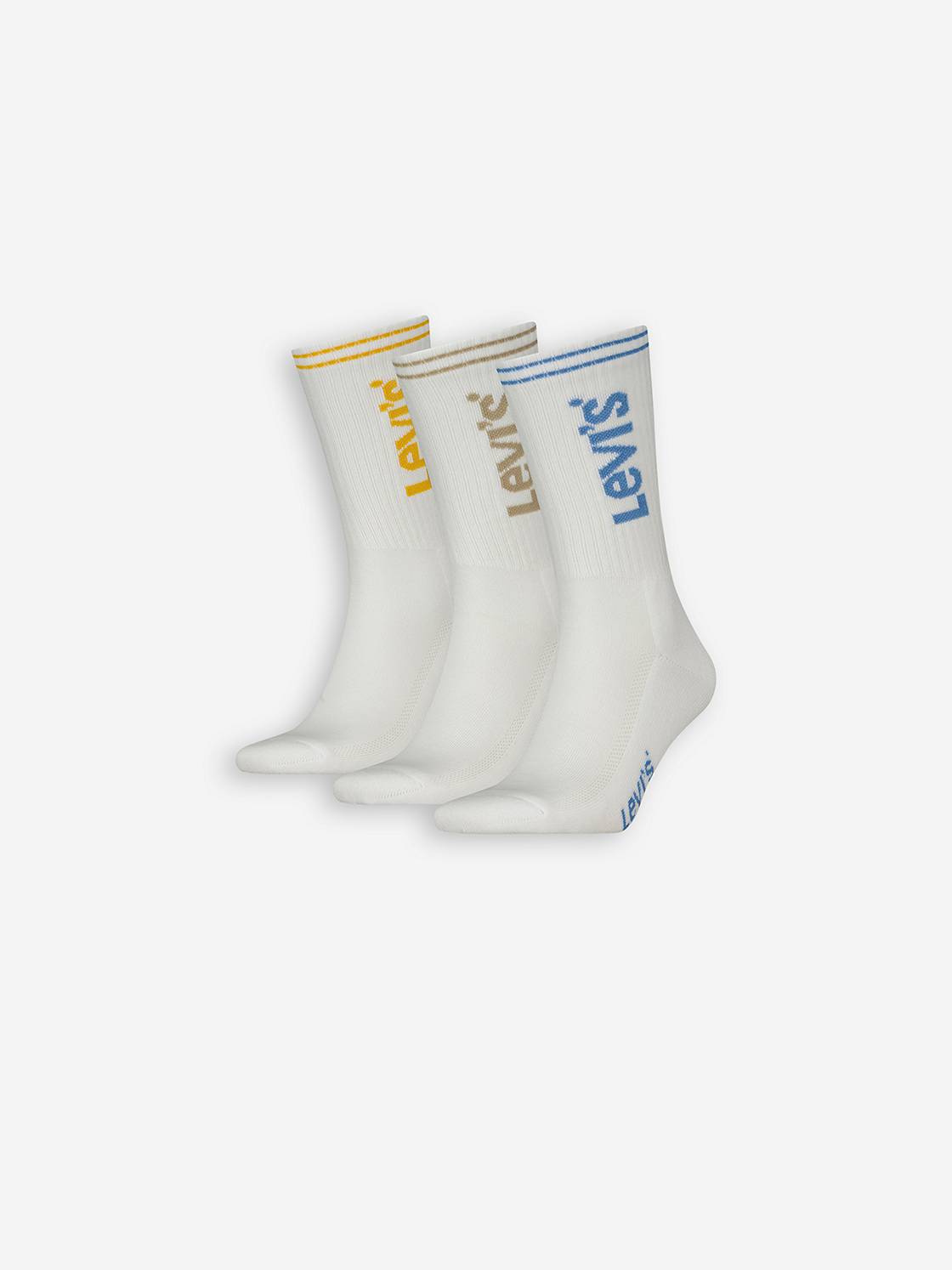 Levi's® Regular Cut Sports Logo Socks - 3 Pack 1