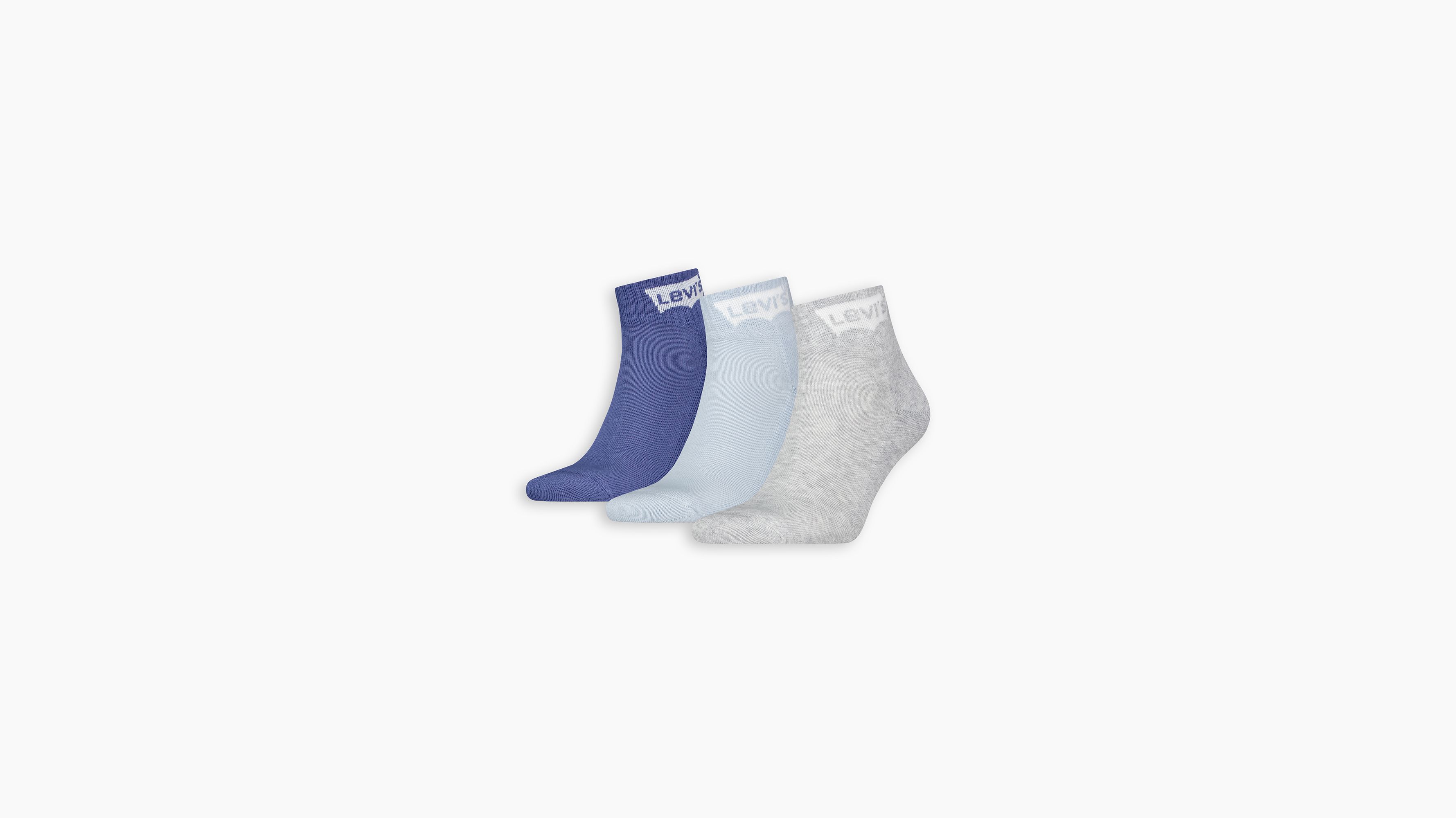 s® Chaussettes Mi-hautes Logo Batwing - Lot De 3 - Multicolore