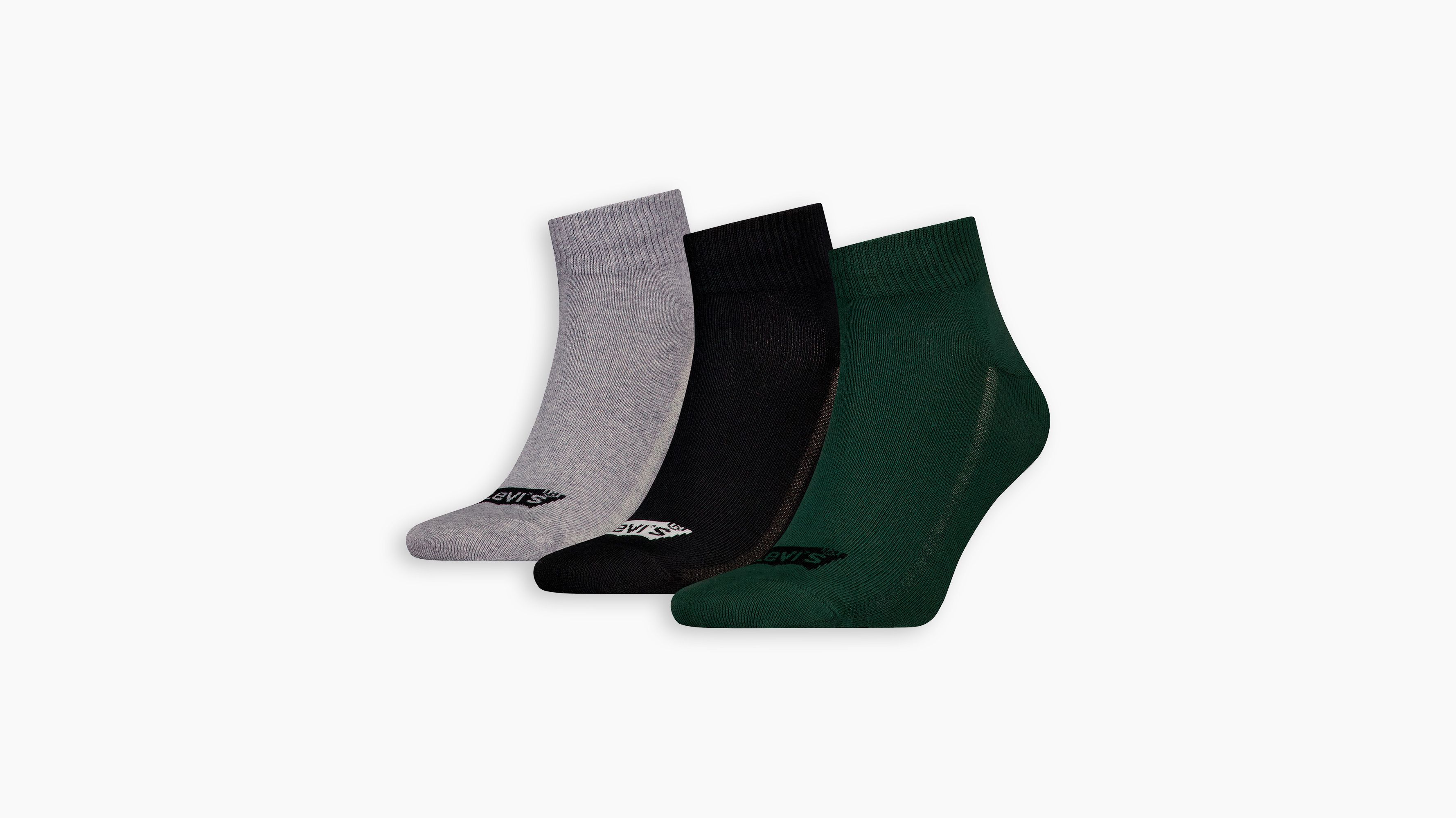 Levi's® halbhohe Socken mit Batwing Logo – 3er-Pack 1