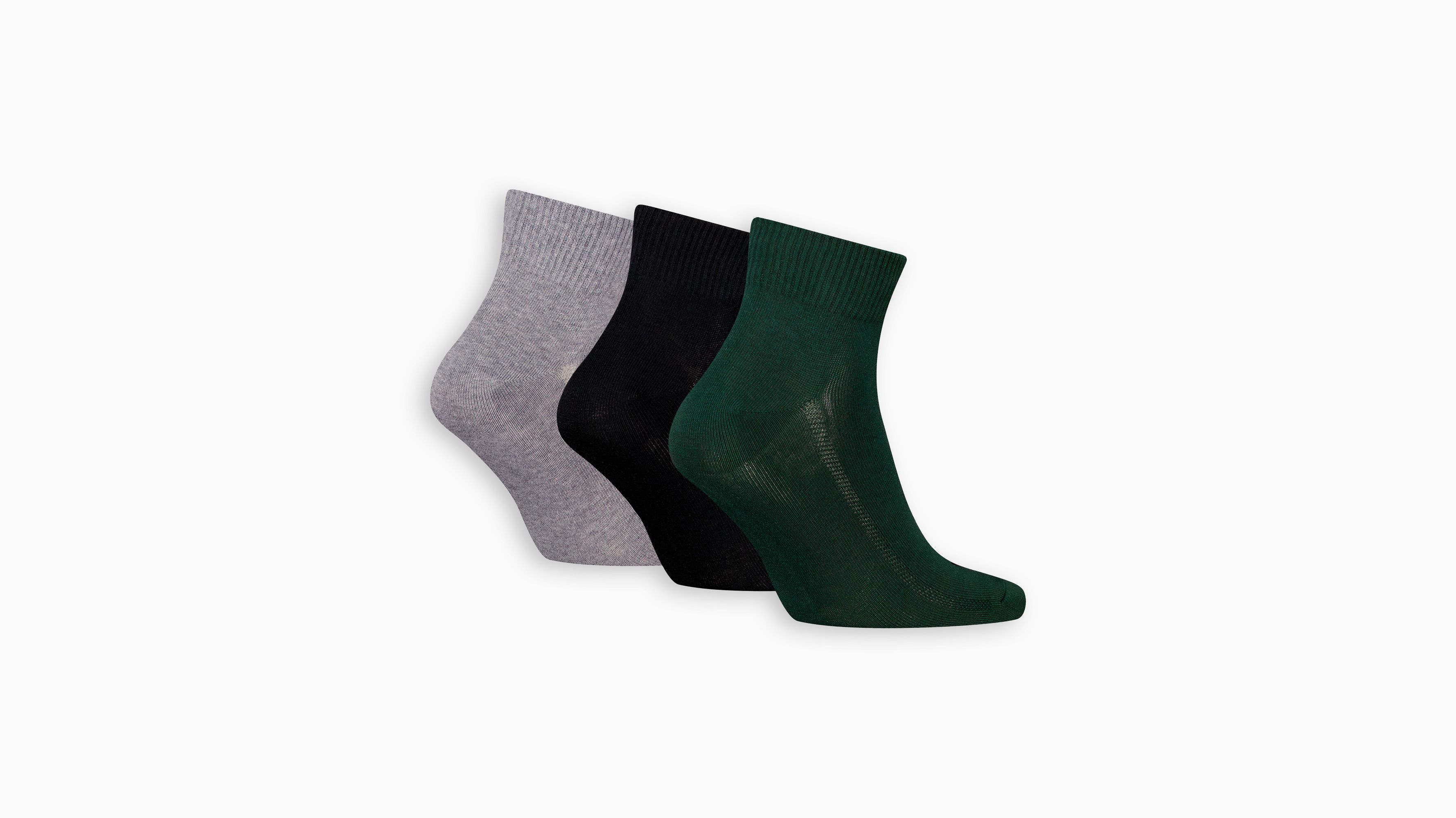 Levi's® halbhohe Socken mit Batwing Logo – 3er-Pack 2