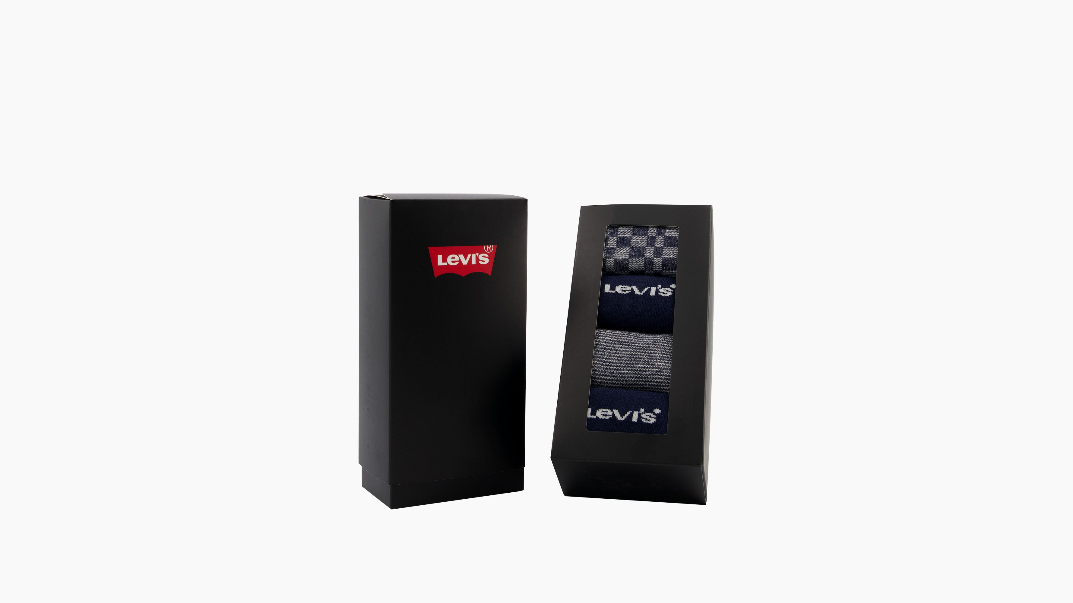 Levi's® Regular Cut Socks i gaveæske, 4-pak 3