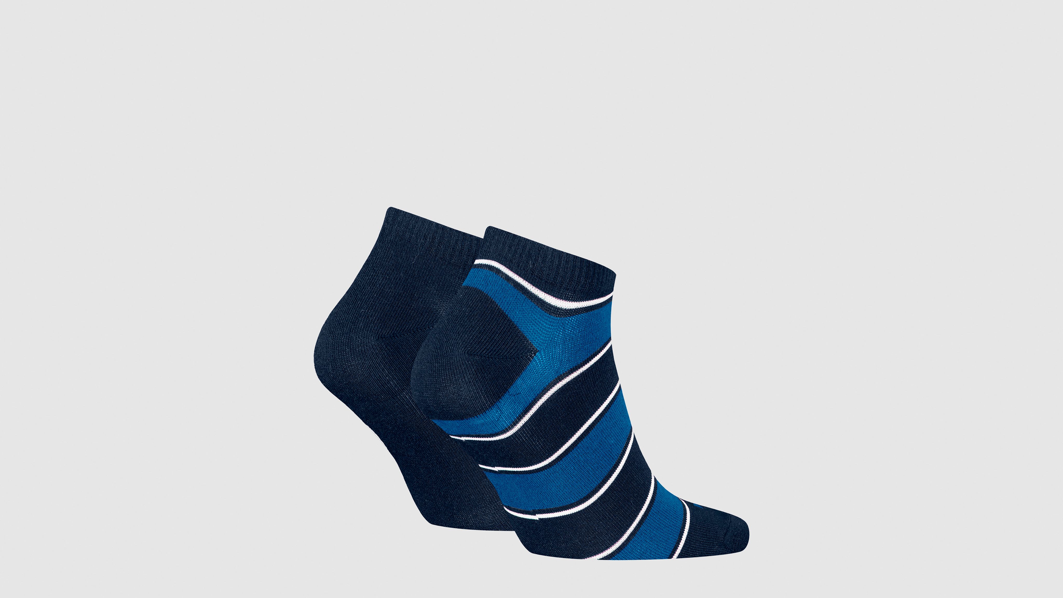Levi’s® Low Cut Rugby Stripe Socks - 2 Pack 2