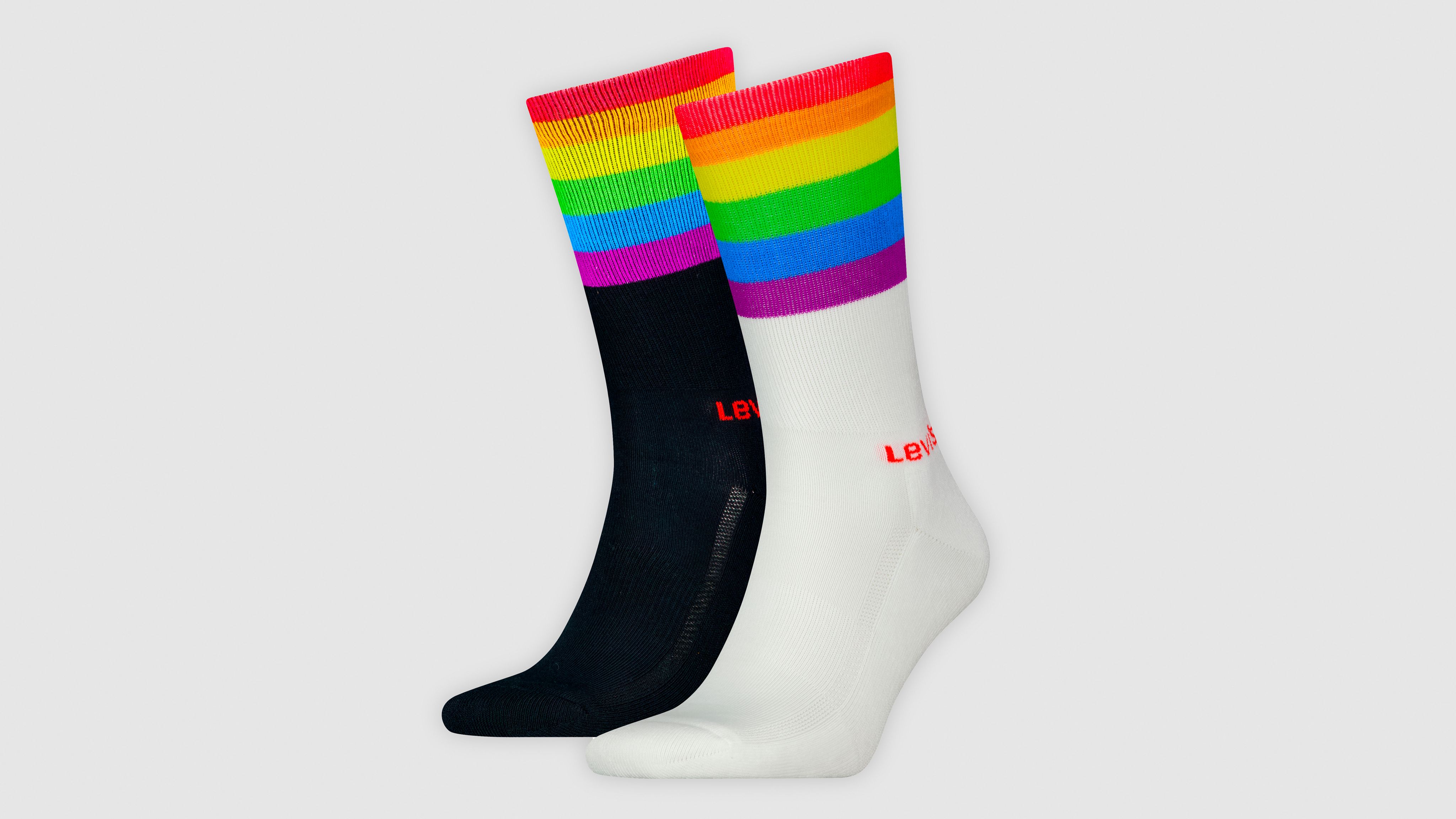 Calcetines Levi's® Regular Cut Pride: paquete de&nbsp;2 1
