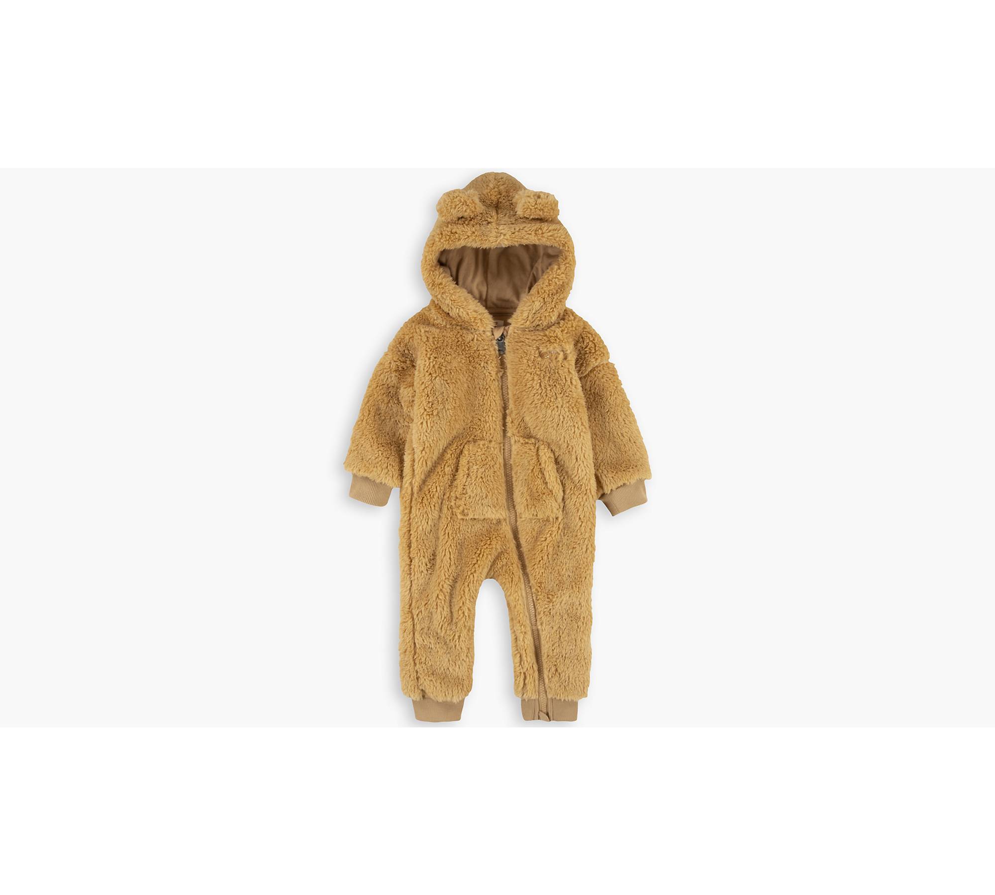 Sherpa Bear Coverall Baby 12-24m - Brown | Levi's® US