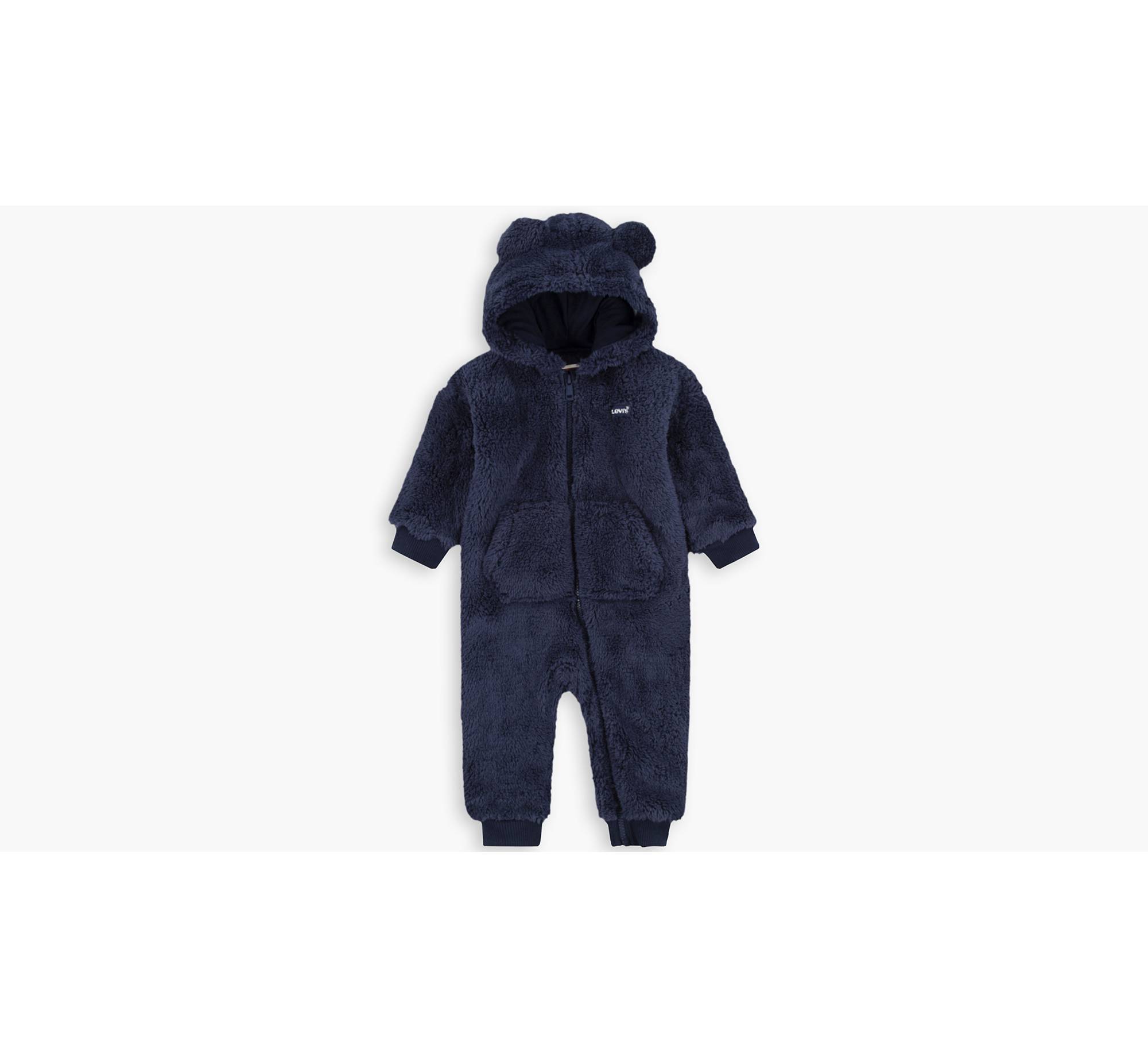 Sherpa Bear Coverall Baby 0-9M 1