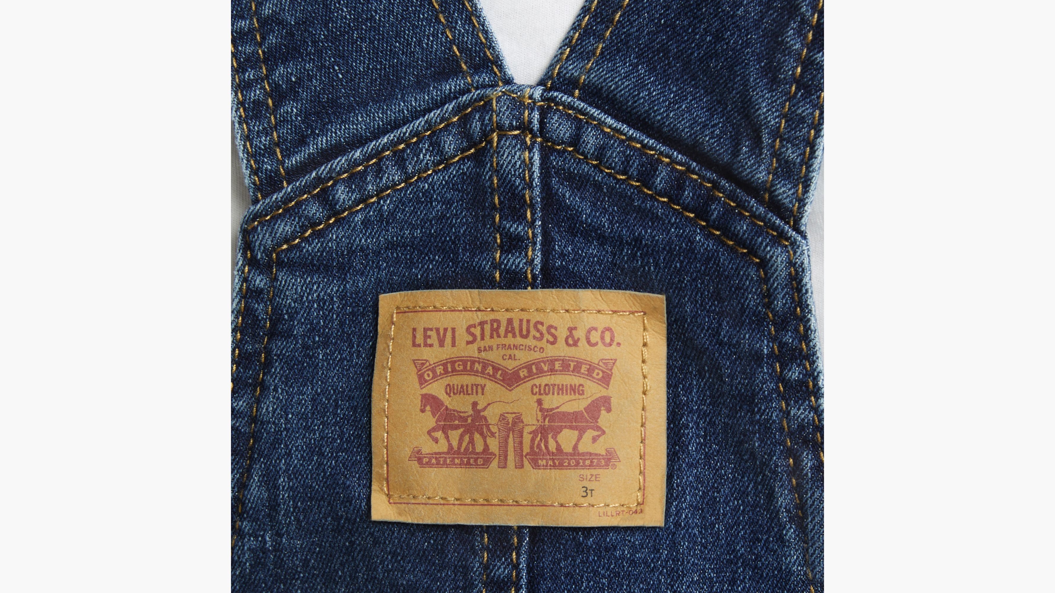 Levis store kids overalls