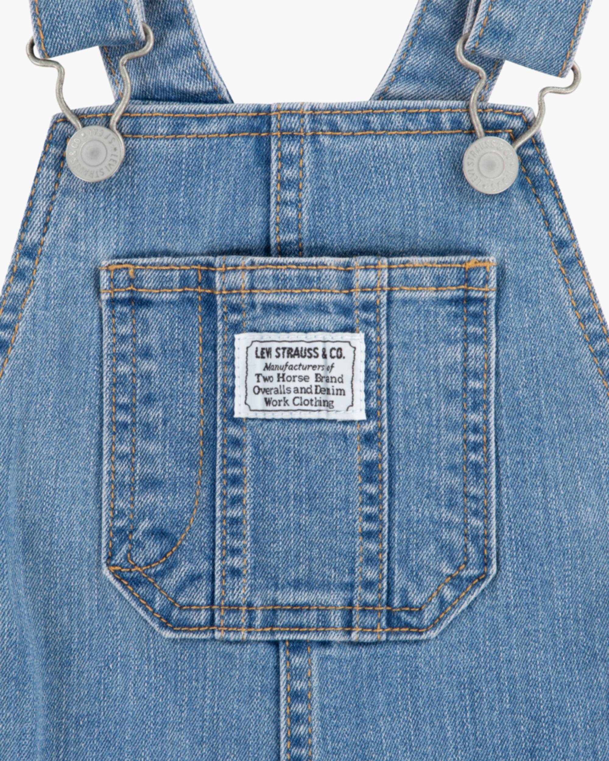 Denim Shortalls Toddler Boys 2t-4t - Medium Wash | Levi's® US Denim Shortalls Toddler Boys 2t-4t - Medium Wash | Levi's® US
