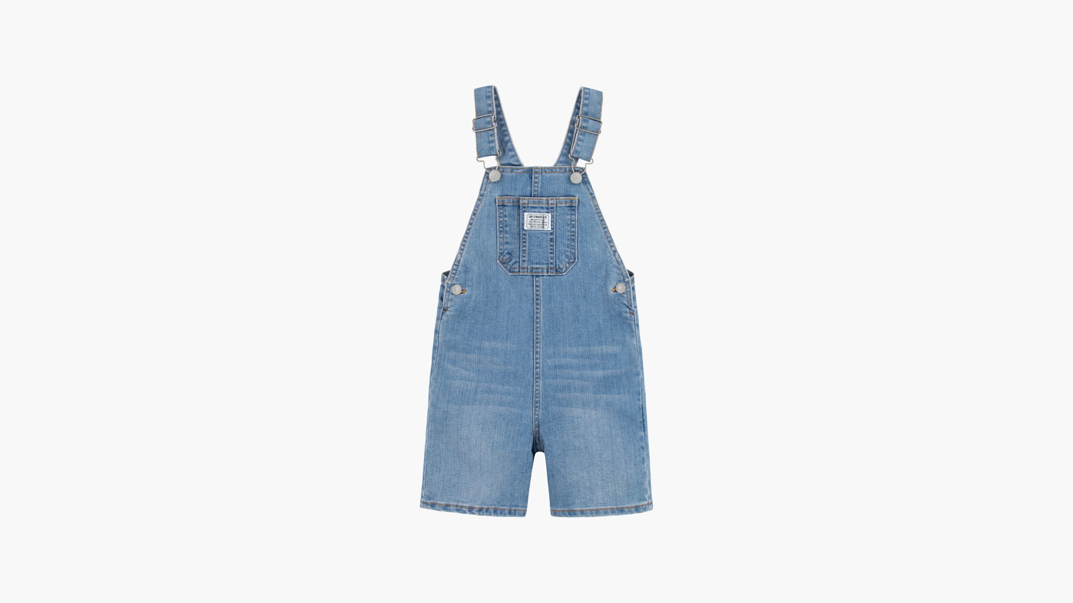 Denim Shortalls Toddler Boys 2T-4T