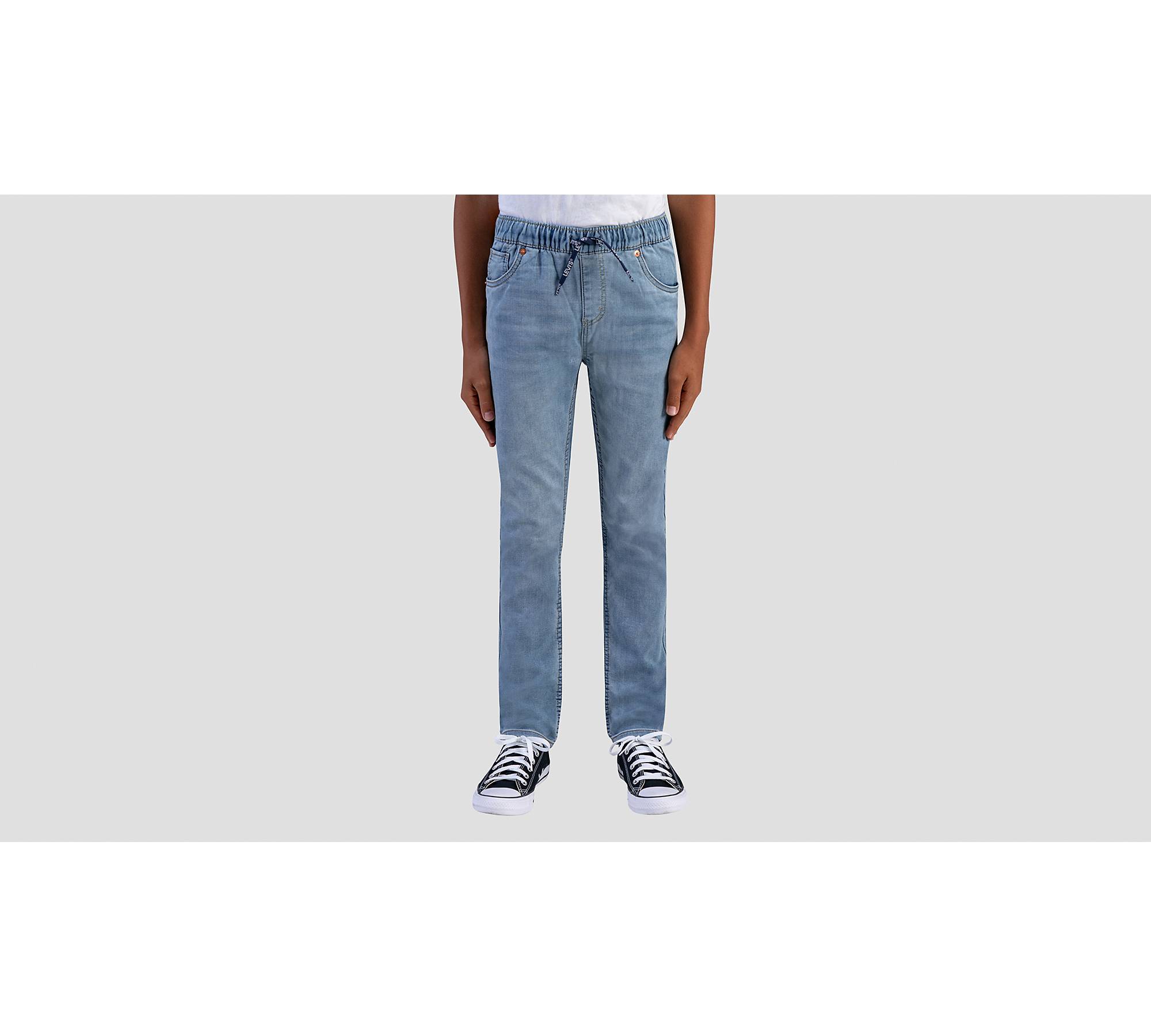 Levi's Boys Skinny Fit Pull On JeansJeans : : Clothing, Shoes &  Accessories