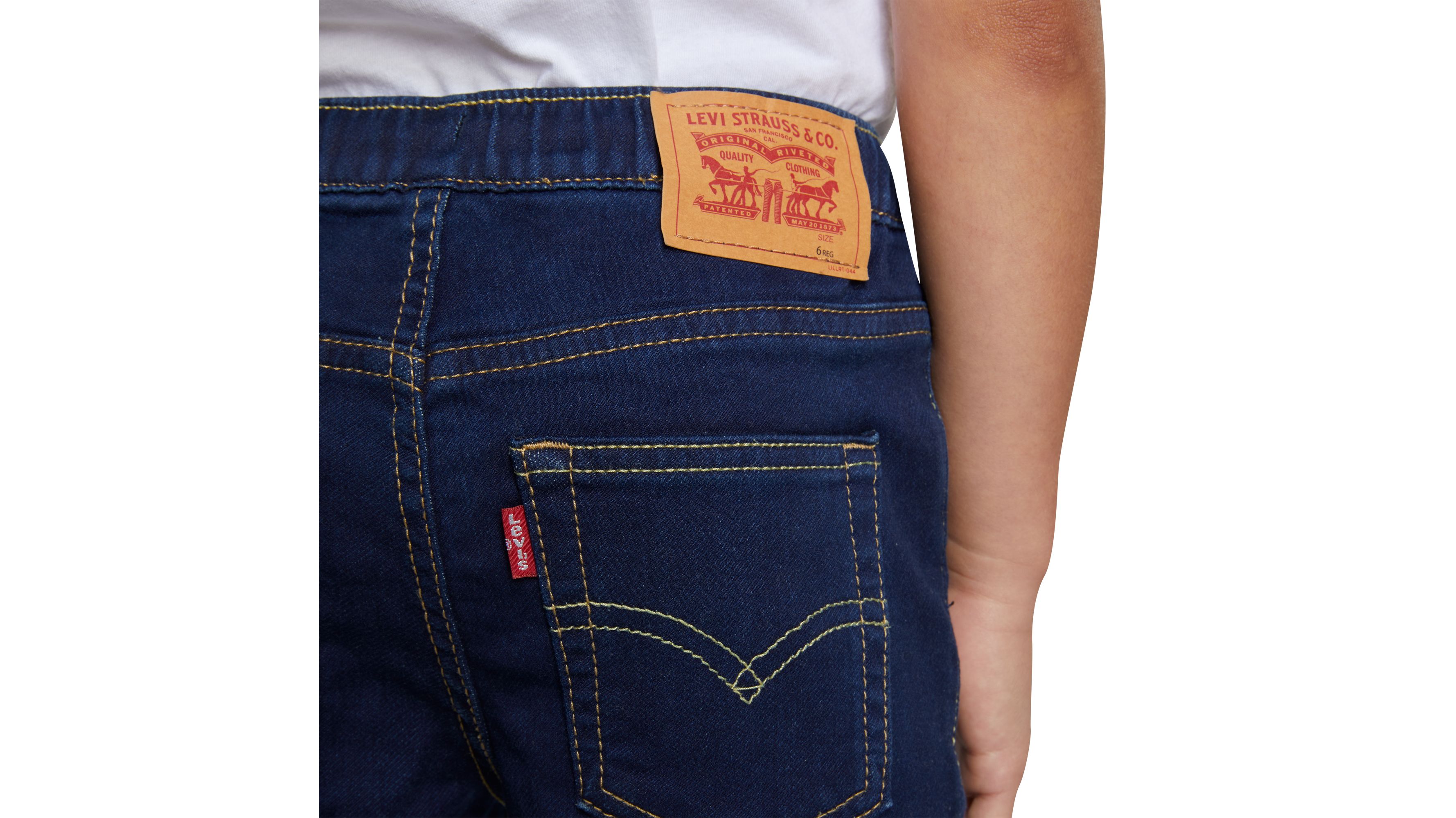 Pull On Skinny Fit Little Boys Pants 4-7X 5