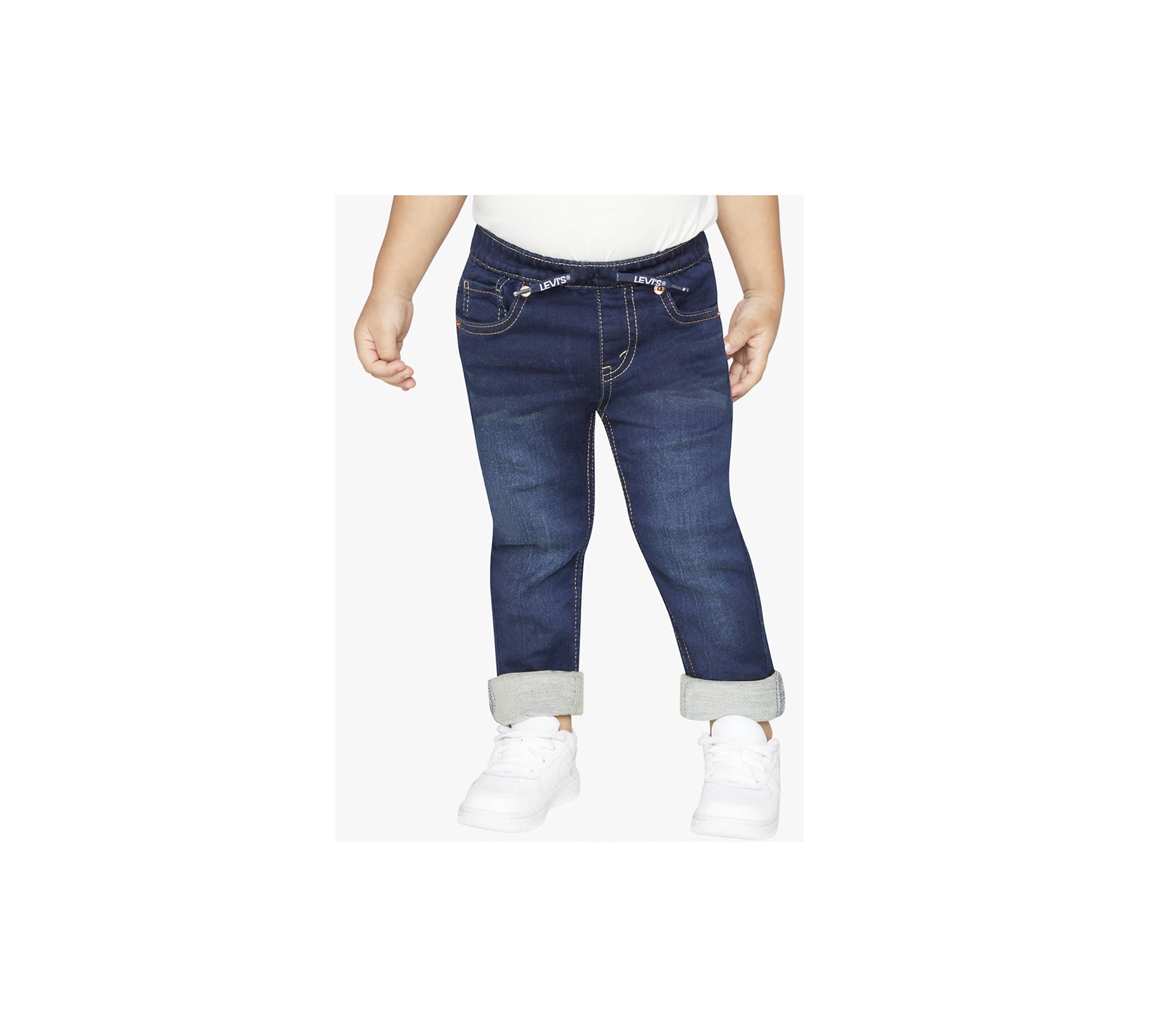 Skinny Fit Toddler Boys Knit Denim Pants - Dark Wash | Levi's®